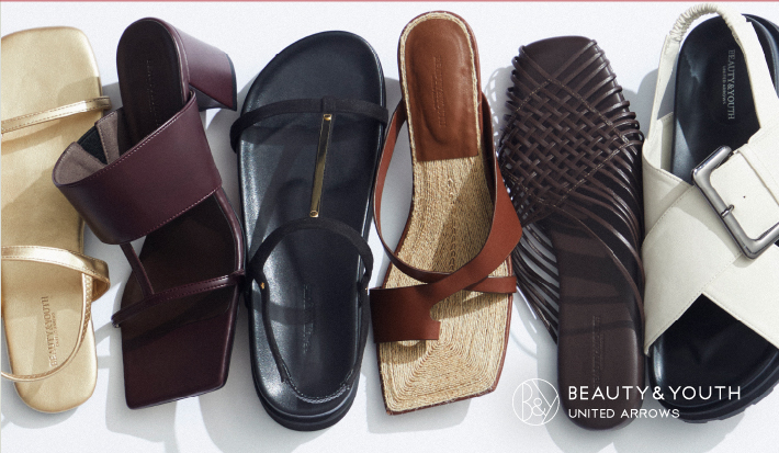 THE SANDAL Edit  夏を彩るサンダルコレクション