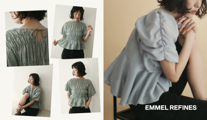 ＜EMMEL REFINES＞DESIGN　TOPS