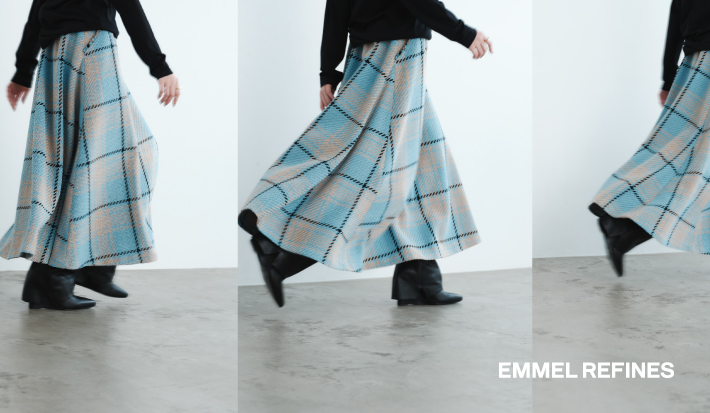 <EMMEL REFINES>DESIGN SKIRT