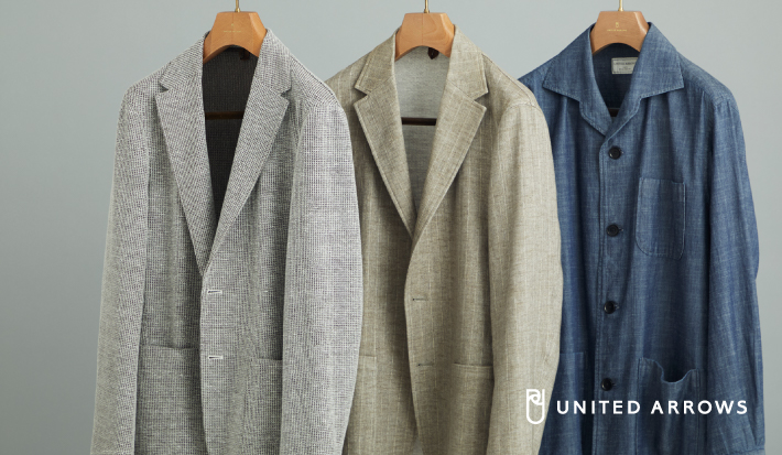 軽快に着ることができるジャケット