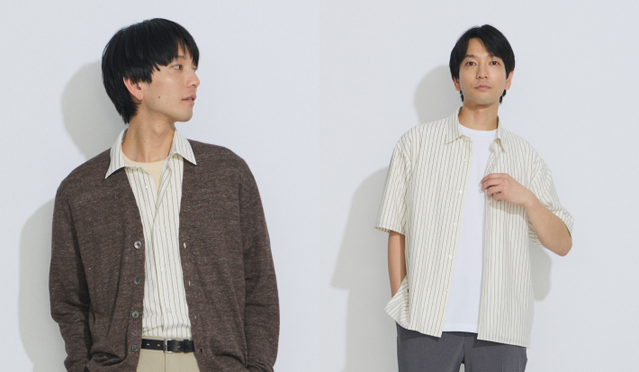 9アイテムで作る夏の着まわし 27style for Men