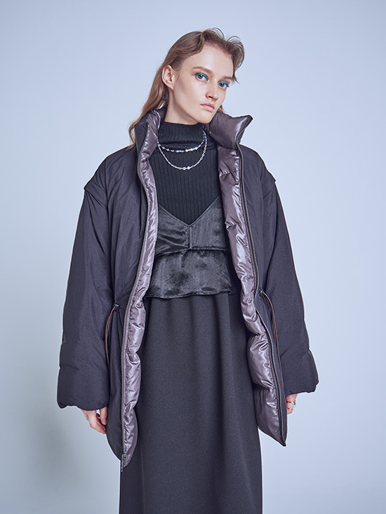アストラット フリンジ ポンチョ ASTRAET ユナイテッドアローズ ブラウン ASTRAET 2022 Winter LOOK』／アストラット（UNITED ARROWS）