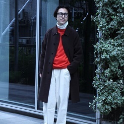 冬の主役、メルトンコート。