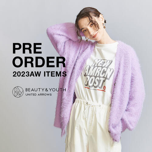 Pre Order Campaign 10%OFF開催中！2023年秋冬の新作ウェア。
