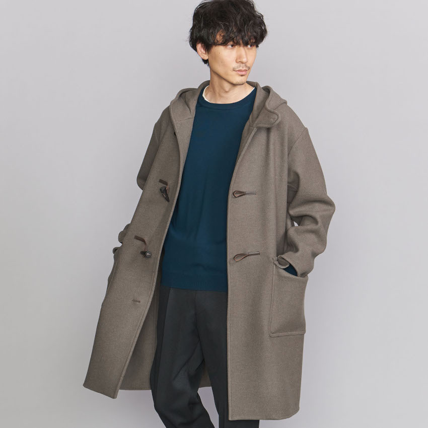 【クーポン対象外】 ライトメルトンダッフルコートBEAUTY&YOUTH ARROWS UNITED ジャケット・アウター