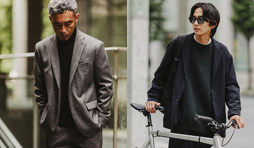 それぞれのセットアップの着こなし。OUR LIFE, OUR STYLE