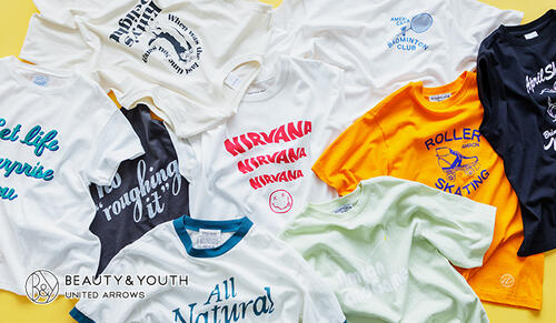 夏の主役Tシャツ。
