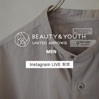 4月2日(金)MEN Instagram LIVE ＠BEAUTY&YOUTH OFFICIAL