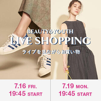 7月9日(金)「新作小物で叶う!格上げコーディネート」「タイプ別!夏の快適パンツ特集」ライブを見ながらお買い物