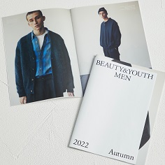 【カタログ配布のお知らせ】BEAUTY&YOUTH MEN 2022 Autumn