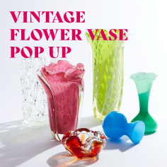 <VINTAGE FLOWER VASE> POP UP