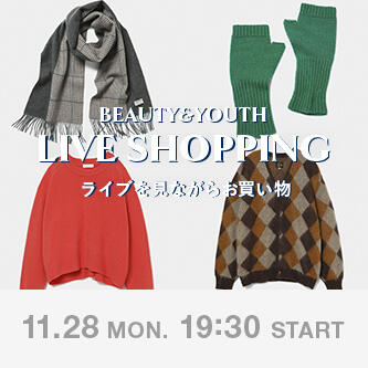 【ライブ配信】年末に向けてのお買い物!冬の新作コレクション特集!