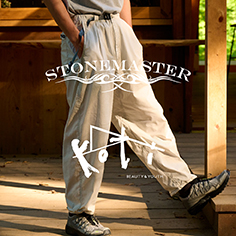 <STONEMASTER×koti BEAUTY&YOUTH >"HYBRID PANTS"発売のお知らせ