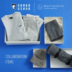 ガンバ大阪とビューティー&ユース 新作コラボアイテム発売