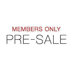 MEMBERS ONLY PRE-SALEのお知らせ