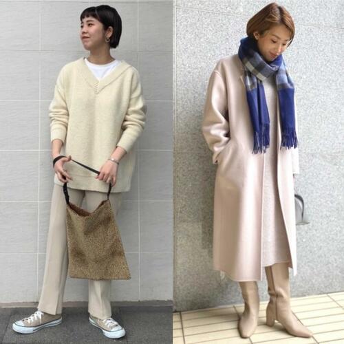 【STAFF SNAP】冬のホワイトコーディネートをスタッフスナップでご紹介!
