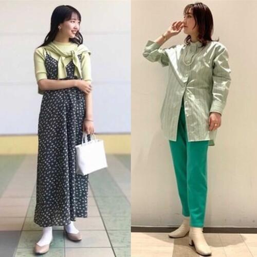 【STAFF SNAP】注目のライムカラーをスタッフスナップでご紹介！