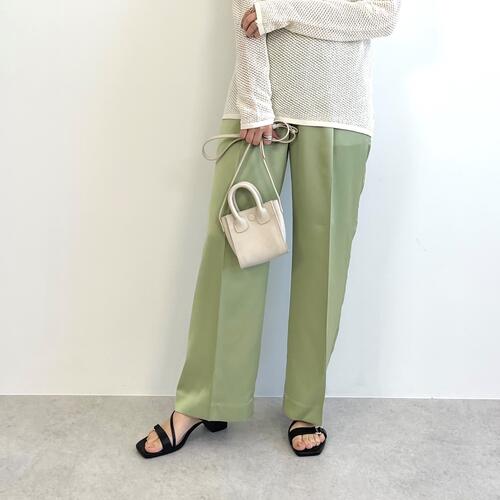 【HIT ITEM】人気のサテンパンツを使ったスタッフ別スタイリング