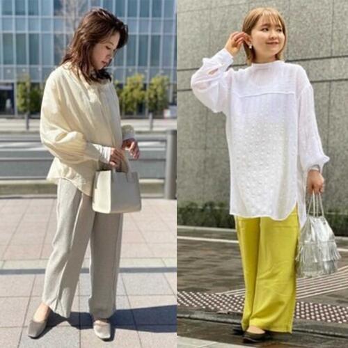 【STAFF SNAP】春定番のブラウススタイルをご紹介!