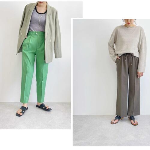 【New in】この春から長く使える新作パンツ