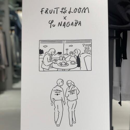 FRUIT OF THE LOOM × 長場雄 × グリーンレーベルリラクシング