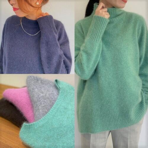 思わず触りたくなる "ふわふわニット"