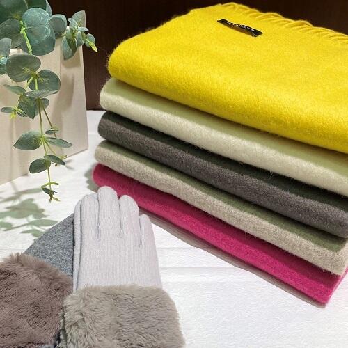 手や首元を"ホッと"させる、グローブ＆ストール