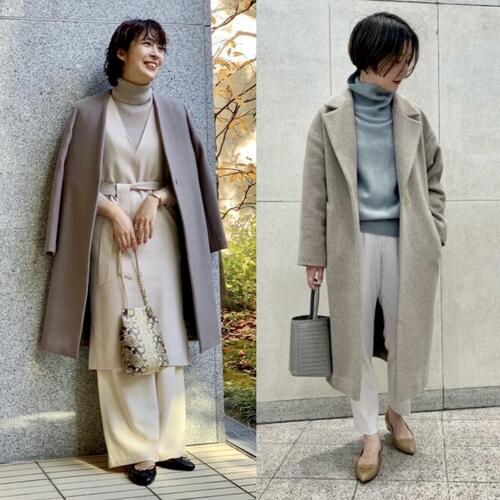 【STAFF SNAP】ニュアンスカラーのアウタースタイルをスタッフスナップでご紹介!