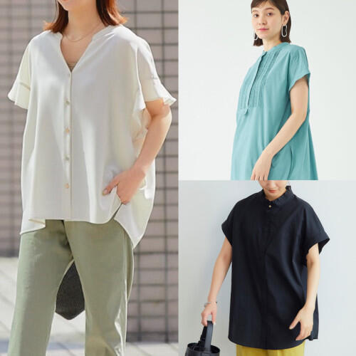【Restock】大人気オンオフ活躍のブラウスが再入荷！