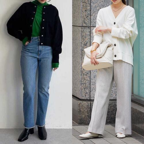 季節の変わり目の必需品！カーディガンの着こなし