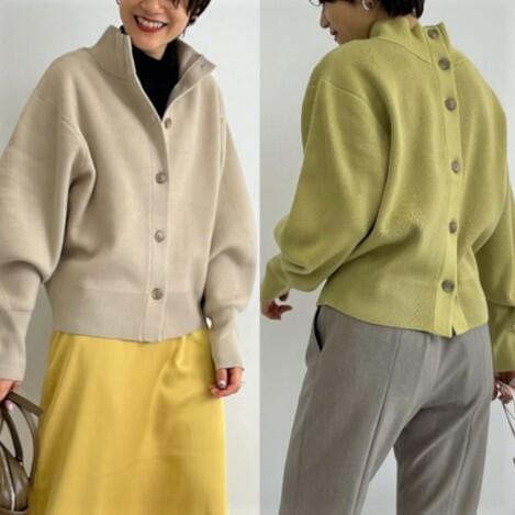 1枚で2役こなす！2WAYニットカーディガン