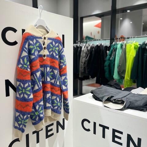 今年は柄ニットにCITEN。