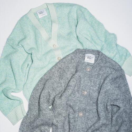  ＜ADER.bijoux POP＞との初ウェアコラボ！ビジューカーディガン