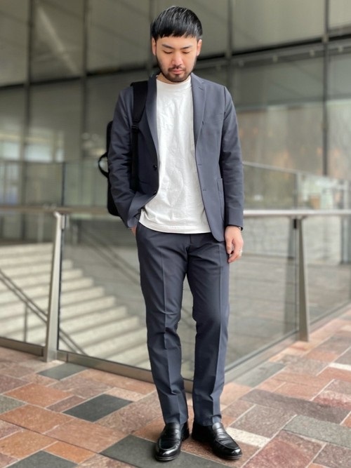 セットアップ green label work trip outfits-