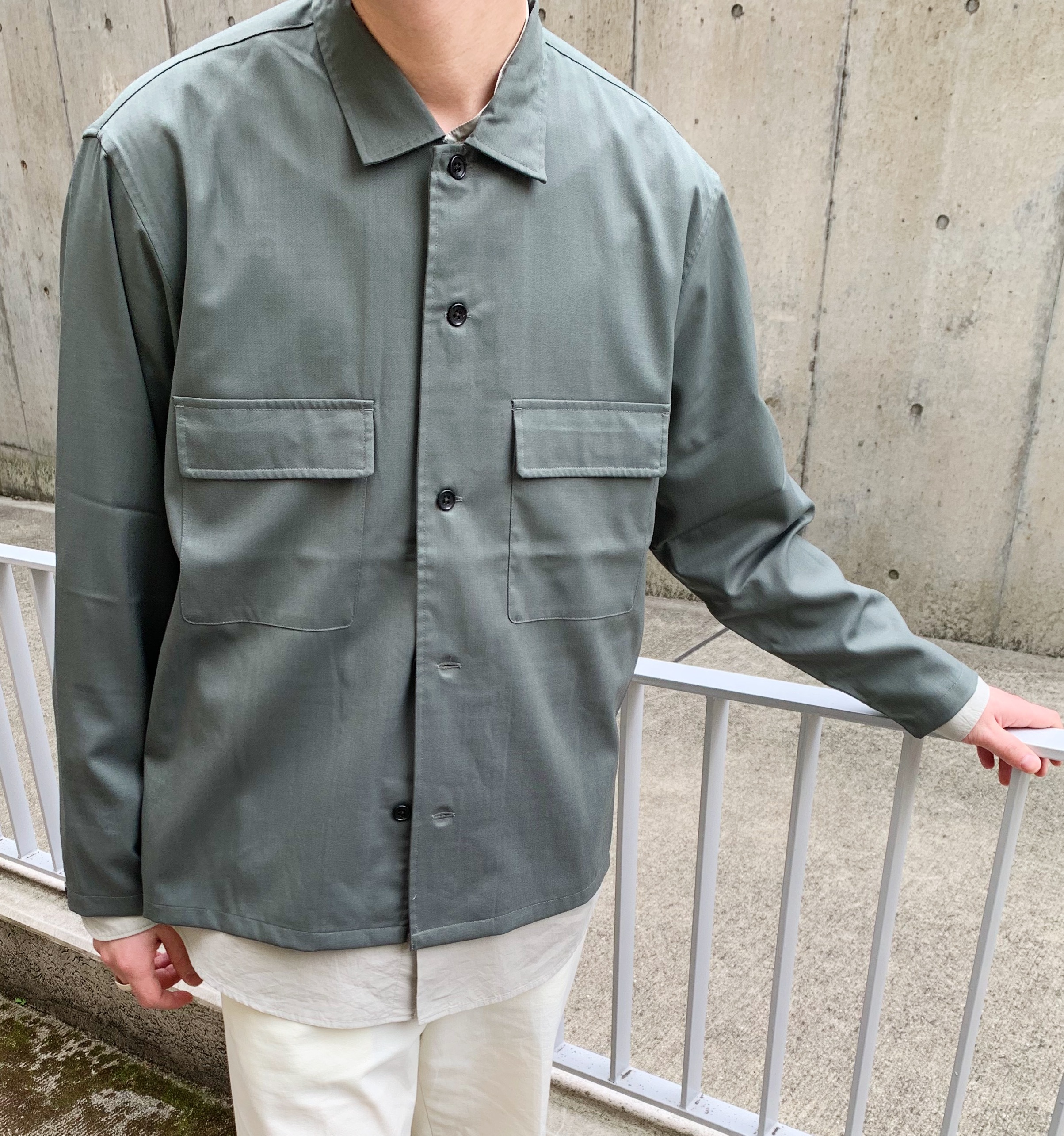 公式ショップ】 AURALEE WOOL KIDMOHAIR GABARDINE SHIRTS ...