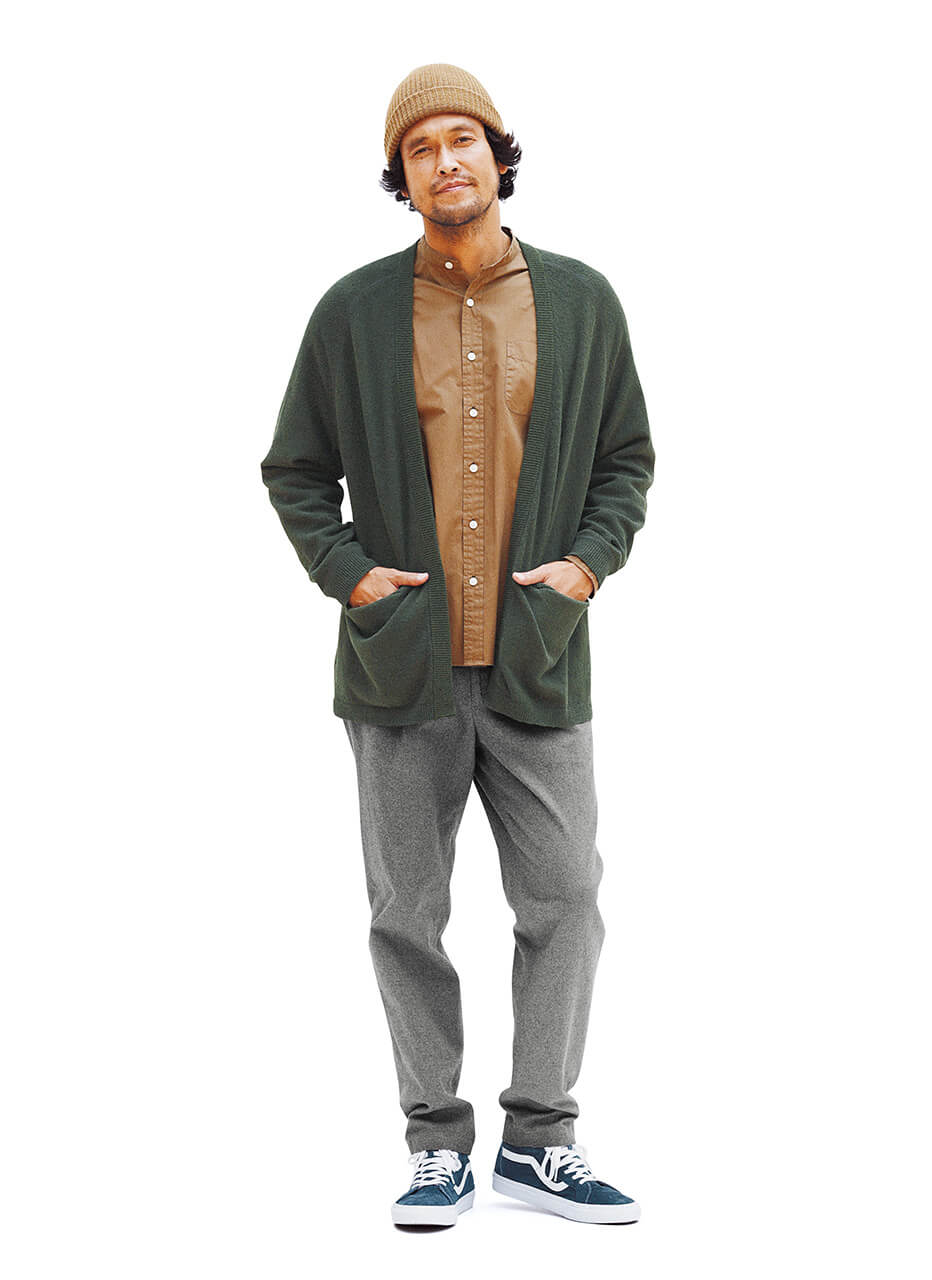 UNITED ARROWS green label relaxing - 【MD.GRAY】TRカルゼ 裏