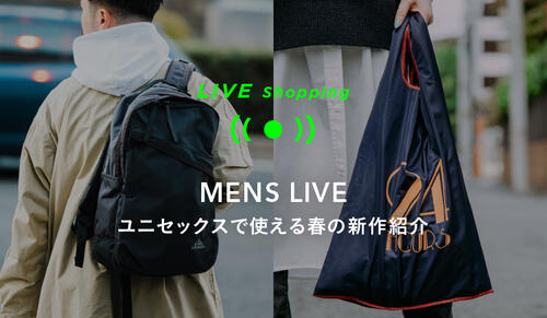 MENS LIVE "STYLING GUIDE" 2/7 11:00～ & 15:00～