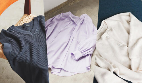 今買って先まで着られる春の主役トップス3選