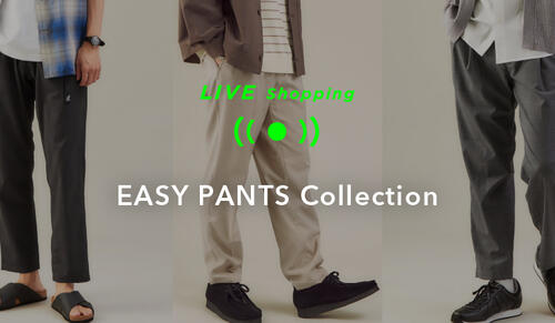 MENS Live shopping 4/1 20:00～