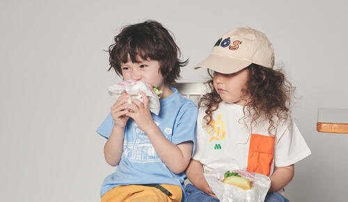 MOS BURGER × green label relaxing kids