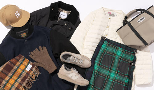 EXCLUSIVE ITEMS（MEN / WOMEN / KIDS）