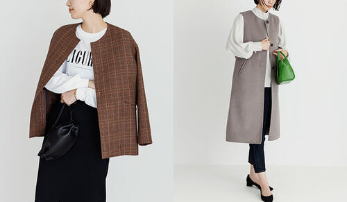 GREEN LABEL RELAXING【美品】 ダブル チェック ブラウン green label relaxing（グリーンレーベルリラクシング）の