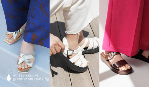 夏コーデを盛り上げる SUMMER SANDALS