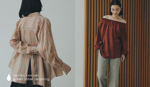 【美品】UNITED ARROWS グリーンレーベル 夏用 薄手 洗える Blouse｜TOPS｜グリーンレーベル リラクシング（green label