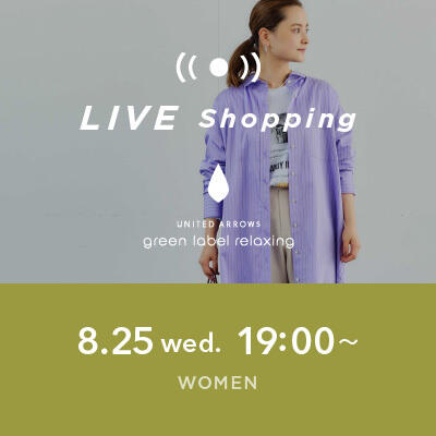 【LIVE】 8/25（水）19：00~ XS SIZE LIVE shopping 配信決定！