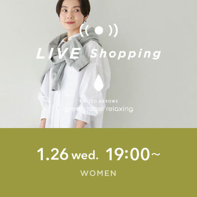 【LIVE】1/26(水)19:00 ~ XS SIZE LIVE shopping 配信!"春の新作をご紹介!"
