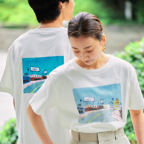 <イラストレーター 辰巳菜穂さん × green label relaxing>コラボTシャツ発売!