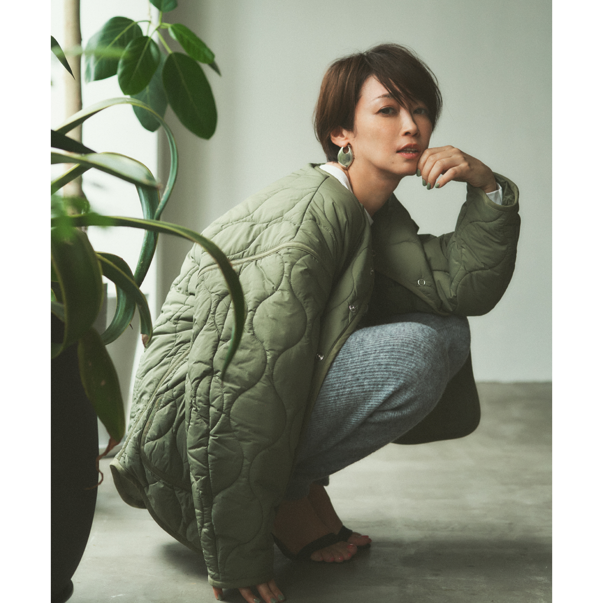 新品 outersunset アウターサンセット キルティング ジャケット 注目の