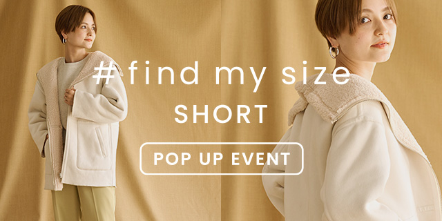 一部店舗限定】#find my size 