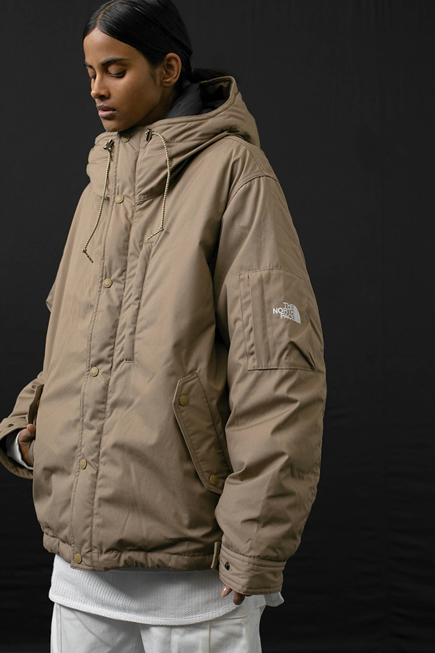 THE NORTH FACE PURPLE LABEL> 65/35 MOUNTAIN SHORT DOWN PARKA